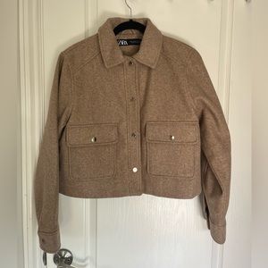 Zara Cropped Soft Jacket